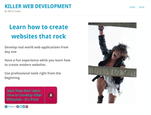 Tablet Screenshot of killer-web-development.com